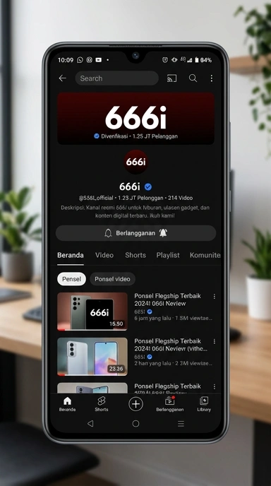 Halaman Resmi Kanal Unduh 666i untuk Android