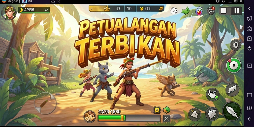 Tampilan gameplay API36 yang menakjubkan dalam dunia Open World.