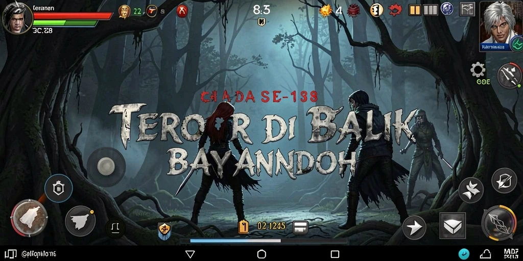 Gameplay menyeramkan dengan suasana horor yang intens.