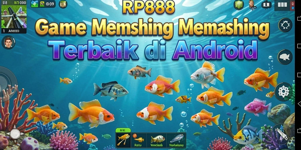 Tangkapan ikan seru di gameplay RP888 dengan grafis menakjubkan.