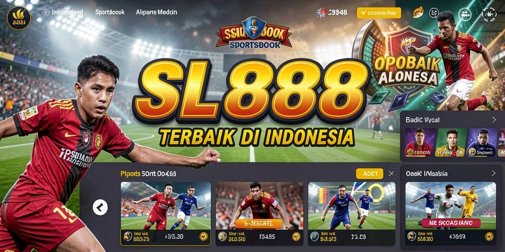 Tangkapan layar aplikasi SL888 dengan tampilan taruhan olahraga.